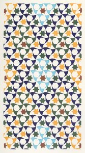 Mosaik fra portikoen i Generalife, 1907. af Unbekannt