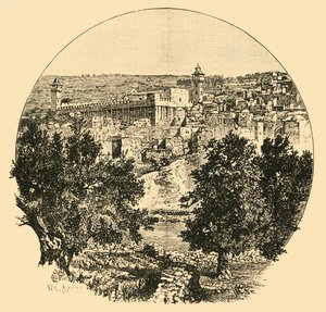 Moskeen i Hebron, 1890. af Unbekannt