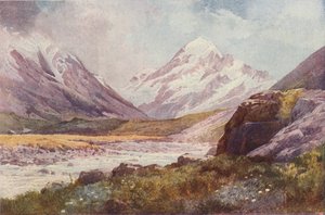 Mount Cook, New Zealand, 1923. af Unbekannt