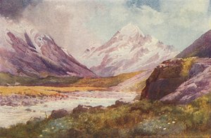Mount Cook, New Zealand, 1924 af Unbekannt