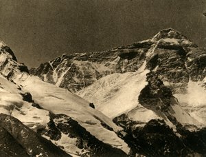 Mount Everest fra baselejren, c1918-c1939. af Unbekannt