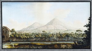 Vesuv, Kongeriget Napoli, ca 1767 af Unbekannt