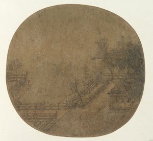 Bjergterrasse og pavillon, 960-1279. af Unbekannt