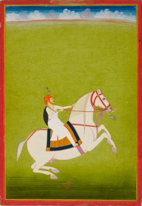 Monteret Rajput, begyndelsen af det 19. århundrede af Unbekannt