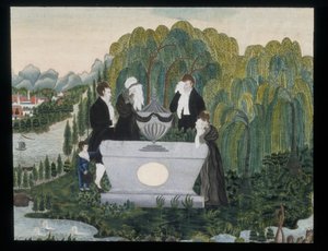 Sorgbillede, ca. 1810. af Unbekannt