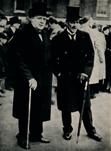 Mr. Chamberlain og Mr. Churchill, 23. februar 1940, 1945. af Unbekannt