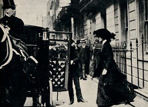 Mr. Churchill tager af sted til bryllupsrejse, 1908, 1945. af Unbekannt