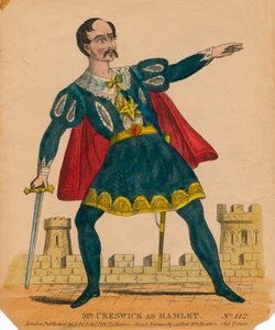 Mr. Creswick als Hamlet von Unbekannt