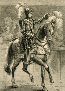 Mr. Dymoke, The Kings Champion, 1881. af Unbekannt