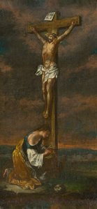 Maria Magdalena under korset af Unbekannt