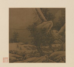 Muldyrtog i Snowy Mountains, 14.-15. århundrede. af Unbekannt