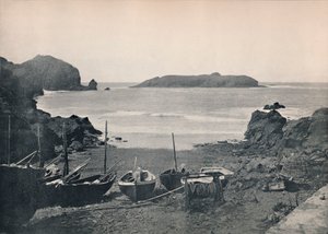 Mullion Cove - Viser Mullion Island, 1895 af Unbekannt