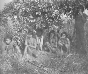 Nambikwara-indianere fra staten Matto Grosso, pacificeret af oberst Rondon, men endnu ikke helt dr. af Unbekannt