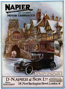 Napier, sekscylindrede motorvogne, 1917 af Unbekannt
