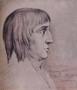 Napoleon Bonaparte i 1785, 16 år, 1896 af Unbekannt