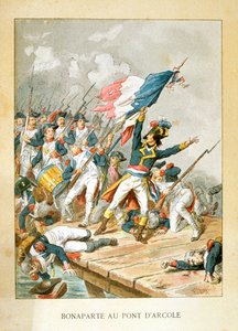 Napoleon ved Arcola Bridge, 15. november 1796 af Unbekannt