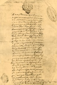 Napoleons fødselsattest, 21. juli 1771, 1921. af Unbekannt