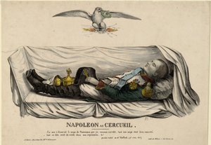 Napoleons kiste, ca. 1840 af Unbekannt