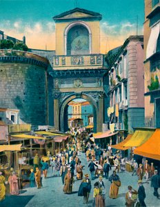 Napoli - Porta Capuana, c1900. af Unbekannt
