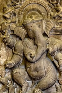 Indiens nationalmuseum, Delhi. Ganesh lettelse. Detalje. Indien. af Unbekannt