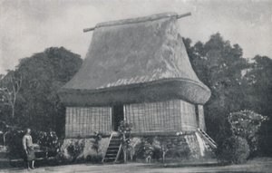 Native House, Fiji-øerne, 1923. af Unbekannt
