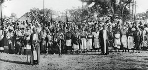 Indfødte dansere i Mombasa, 1924-1925, 1937 af Unbekannt
