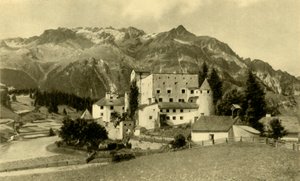 Naudersberg Slot, Nauders, Østrig, c1935. af Unbekannt