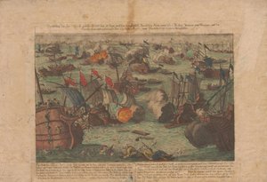 Søslag mellem den russiske og osmanniske flåde i Sortehavet den 28. og 29. juni 1788, 1788. af Unbekannt