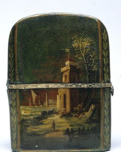 Necessaire med duftflasker, begyndelsen af 1800-tallet. af Unbekannt