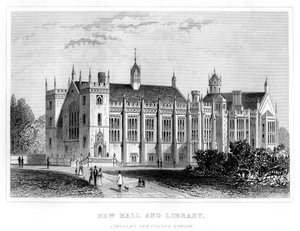 New Hall and Library, Lincolns Inn Fields, London af Unbekannt