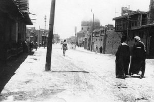 New Street, Bagdad, Mesopotamien, WWI, 1918 af Unbekannt
