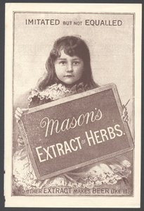 Newball and Mason Extract of Herbs, 1890