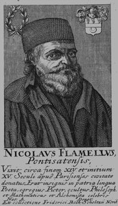 Nicolas Flamel 1330-1418 af Unbekannt