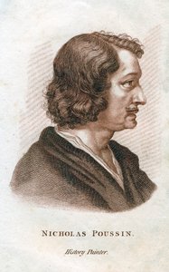 Nicolas Poussin, fransk klassisk maler, c1800-tallet af Unbekannt