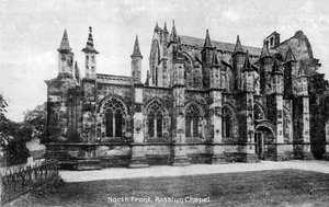 Nordfronten, Rosslyn Chapel, Midlothian, Skotland, 20. århundrede af Unbekannt