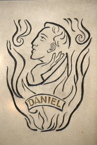 Notre Dame de France katolske kirke, London. Profeten Daniel, London, Storbritannien af Unbekannt
