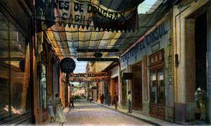 OReilly Street, Havana, Cuba, begyndelsen af det 20. århundrede af Unbekannt