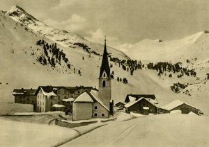 Obergurgl, Tyrol, Østrig, c1935. af Unbekannt