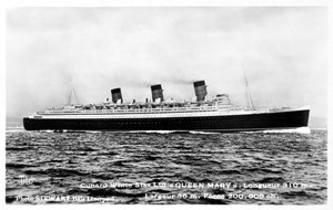 Oceanliner RMS Queen Mary, 20. århundrede af Unbekannt