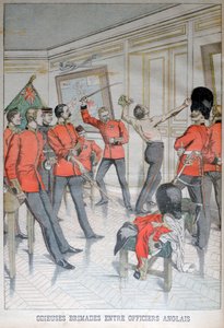 Afskyelig opførsel mellem engelske officerer, 1903 af Unbekannt