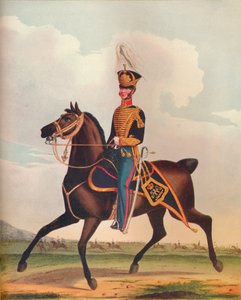 Officer for den kongelige artillerihestebrigade, c1833. 1914 af Unbekannt