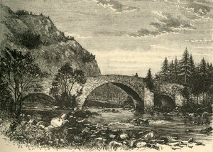 Den gamle bro ved Invercauld, 1898. af Unbekannt