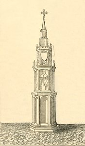 Gamle Charing Cross, 1881. af Unbekannt