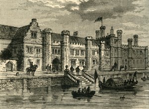 Old Palace of Greenwich, i 1630, c1878. af Unbekannt