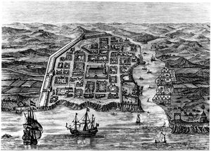 Gamle Santo Domingo by, 1873 af Unbekannt