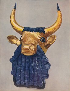 Ældste kendte eksempler på guldsmedekunst: mesterværker af sumerisk kultur, c1935 af Unbekannt