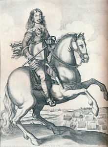 Oliver Cromwell, 1640 af Unbekannt