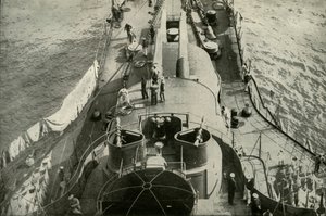 On Board A French Dreadnought, 1919. af Unbekannt