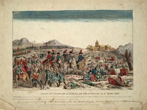 På slagmarken ved Eylau, 1807 af Unbekannt