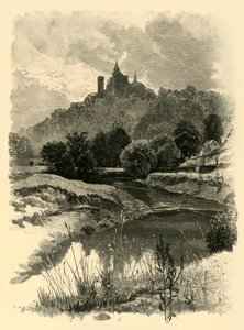 På Churnet, nær Alton Towers, 1898. af Unbekannt